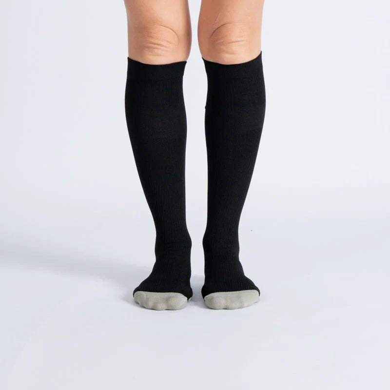 FlexRelief™ Compression Socks – Black Grey