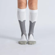 FlexRelief™ Compression Socks – White Gray