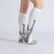 FlexRelief™ Compression Socks – White Gray