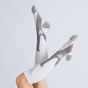 FlexRelief™ Compression Socks – White Gray