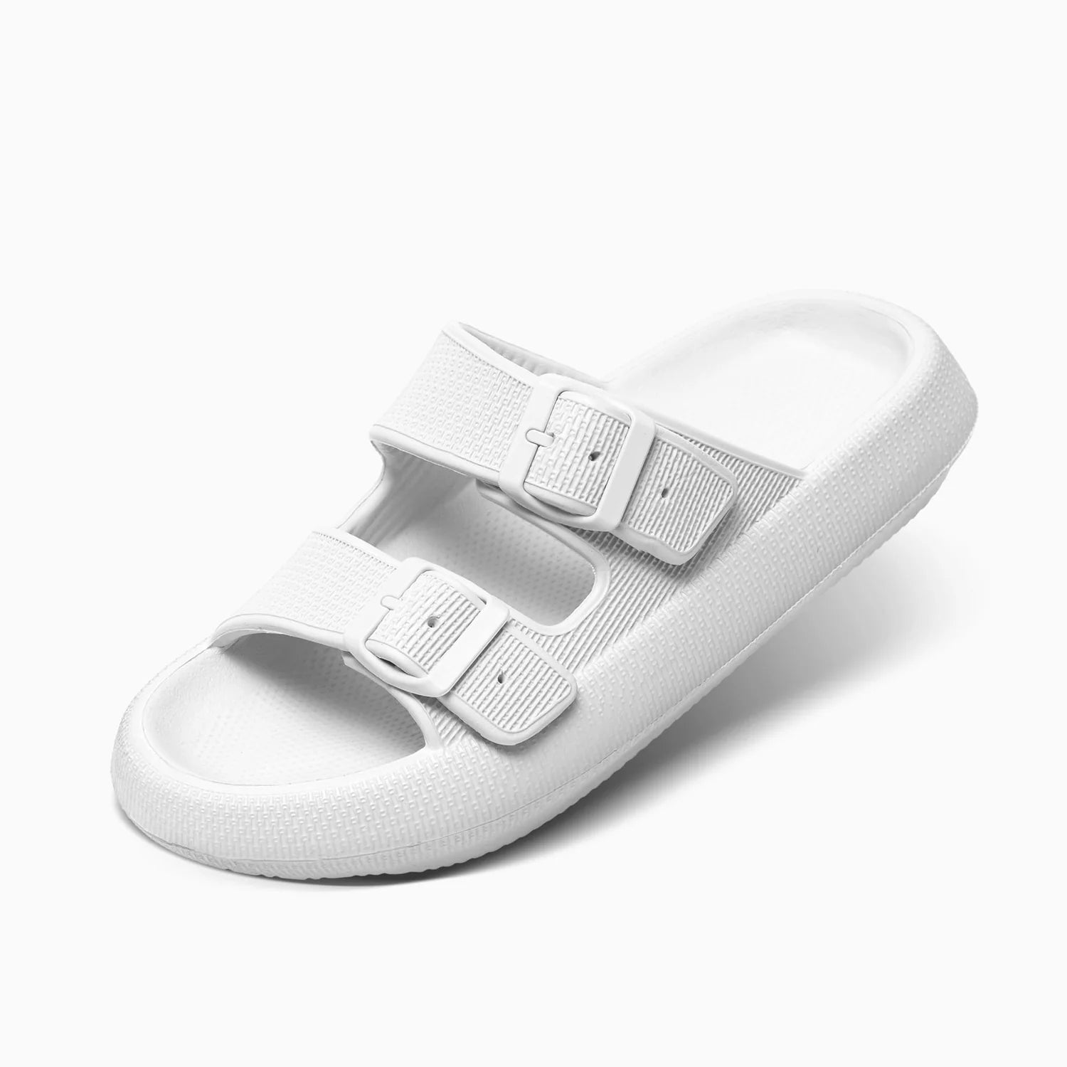 Belt Sandals -  White
